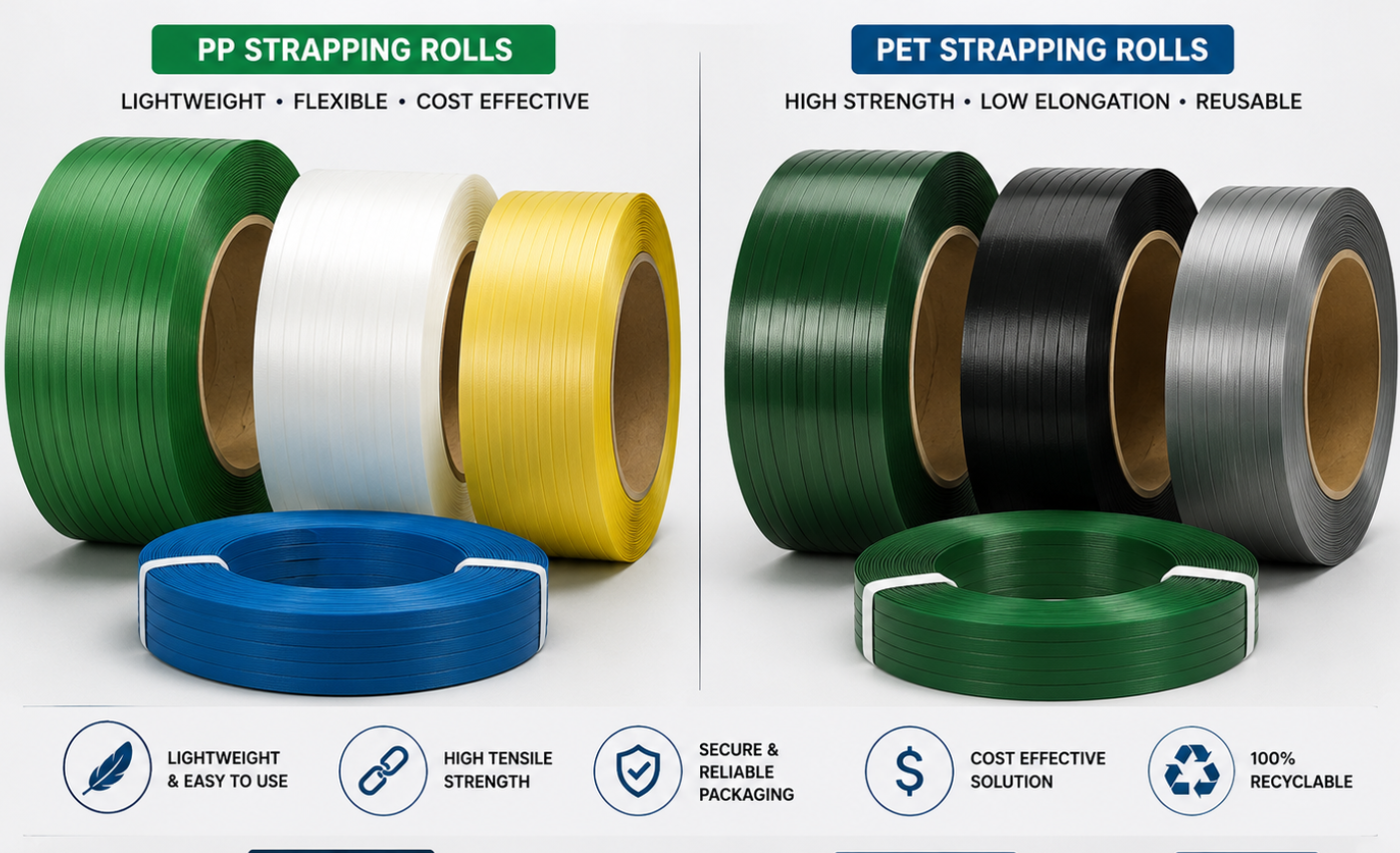 PP PET strapping rolls